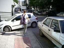 photo of sidewalk on Bestekar Sokağı, 2008.06.24